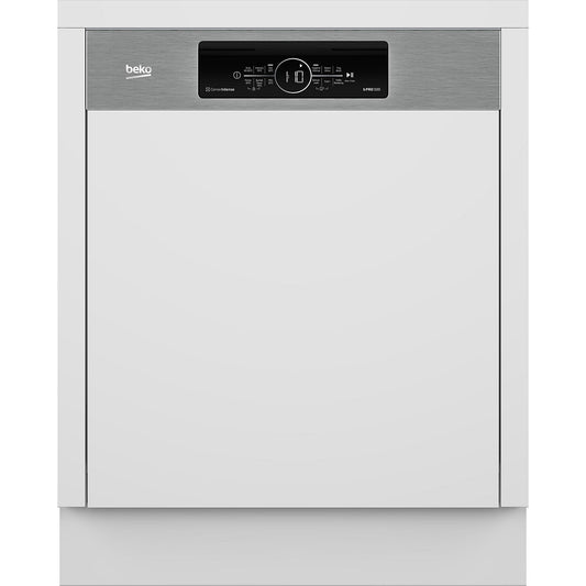 BEKO BDSN3844M0X Geschirrspüler (teilintegrierbar, 598 mm breit, 43 dB (A), C) BEKO