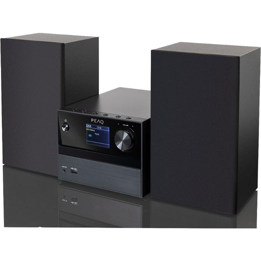PEAQ PMS 320 Micro Hifi System (Schwarz) PEAQ