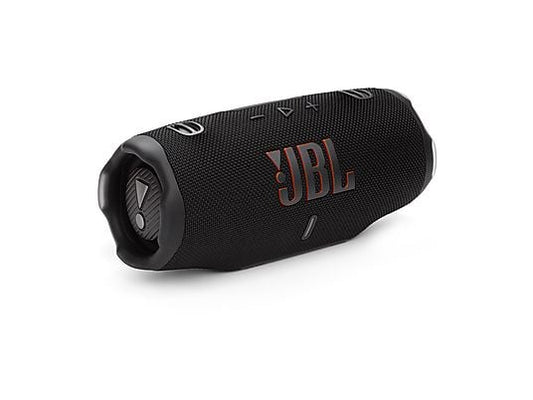 JBL Charge 6 Bluetooth-Lautsprecher, Schwarz, Wasserfest JBL