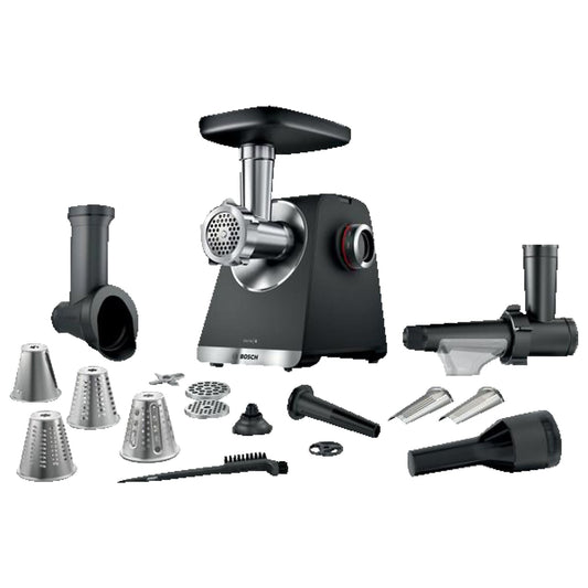 BOSCH MFWS660B Multipower Serie 6 Fleischwolf 2100 Watt Schwarz BOSCH