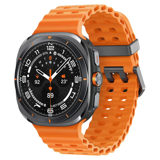 SAMSUNG Galaxy Watch Ultra 47 mm Smartwatch Nitrilkautschuk, 90-140 mm, Titanium Gray SAMSUNG