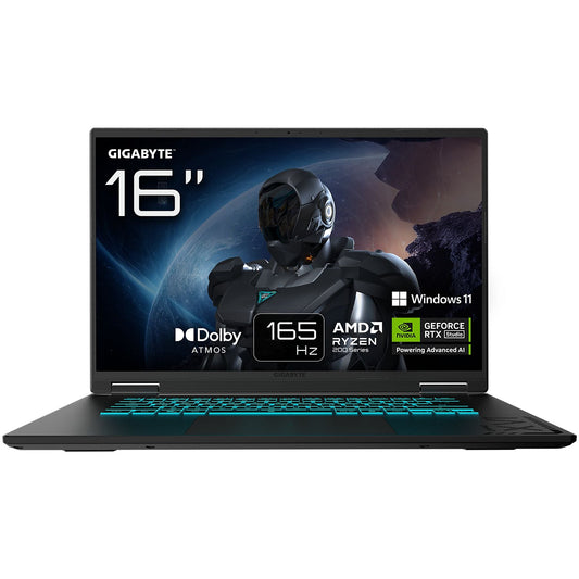GIGABYTE Gaming A16 3VHK3DE894SH - 16 Zoll - AMD Ryzen™ 7 260 - 16 GB - 1 TB - NVIDIA GeForce RTX™ 5060 - Windows 11 Home GIGABYTE