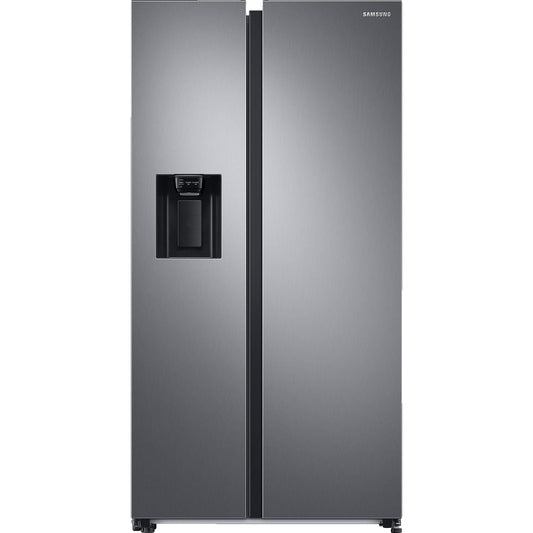 SAMSUNG RS6GA884CS9/EG Side-by-Side (635 l, C, 1780 mm hoch, Edelstahl Look/Silber) SAMSUNG