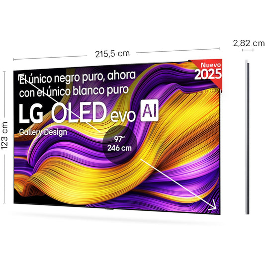 LG OLED evo AI G5 OLED97G54LW Fernseher (Flat, 97 Zoll / 2,46 cm, UHD 4K, SMART TV) LG