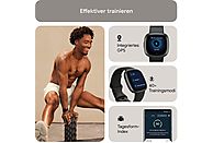 FITBIT Versa 4 Smartwatch Aluminium Elastomer, S/L, Black/Graphite FITBIT