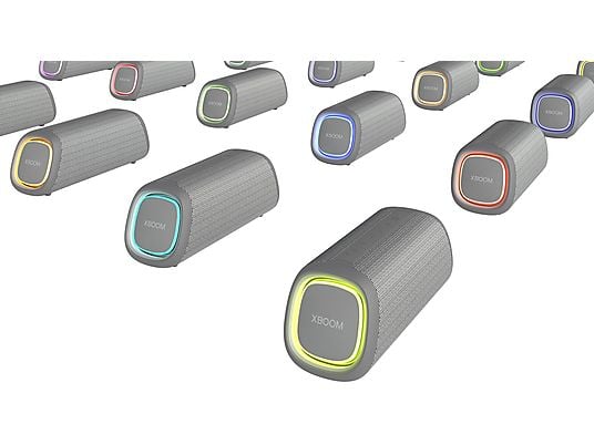 LG XBOOM Go DXG5QGR Bluetooth Lautsprecher, Grau LG