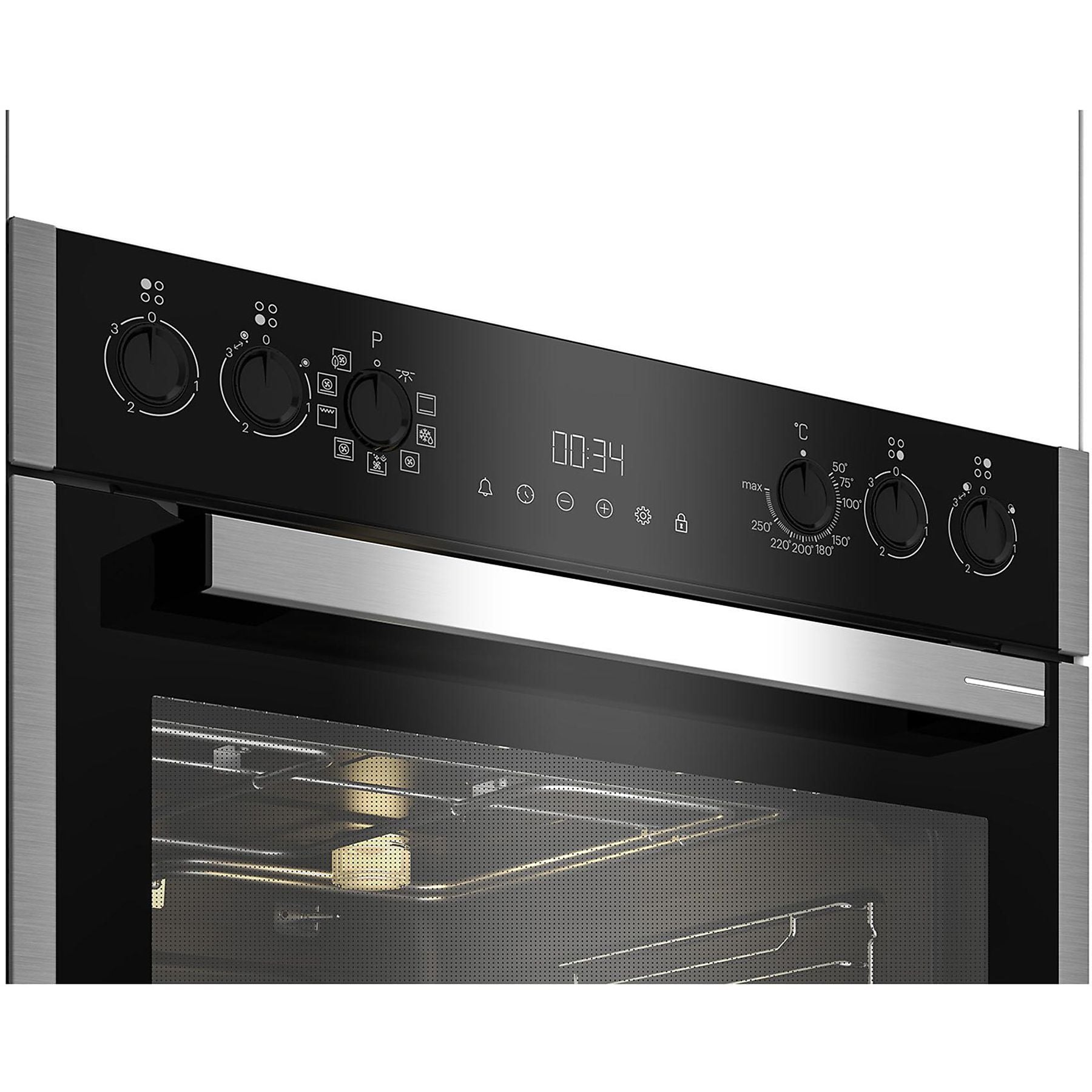 GRUNDIG GEHM19310B, Einbauherdset (Glaskeramik, A+, 72 l) GRUNDIG