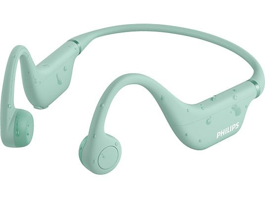 PHILIPS TAK 4607 GR/00, Open-ear Kopfhörer Bluetooth Türkis PHILIPS