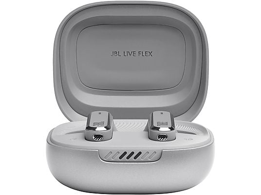 JBL Live Flex True Wireless, In-ear Kopfhörer Bluetooth Silber JBL