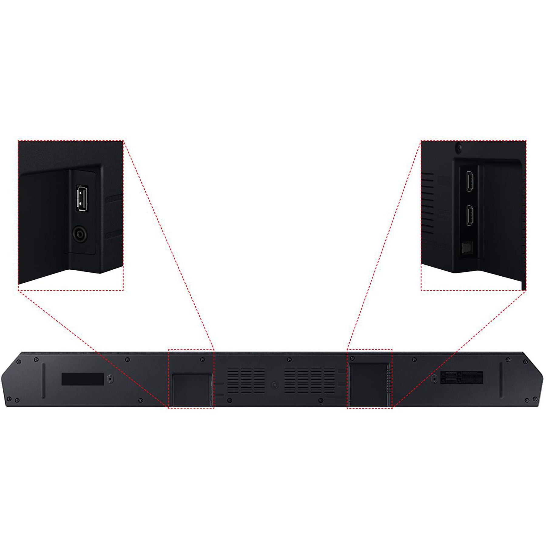SAMSUNG HW-Q610GC/ZG, Soundbar, Titanschwarz SAMSUNG