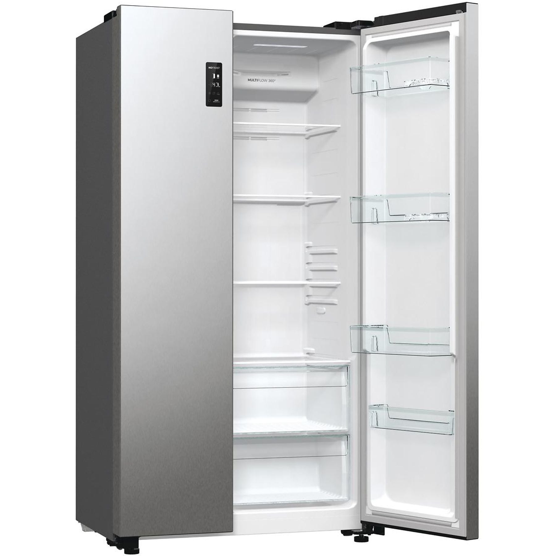 GORENJE NRR9185EAXL Advanced Line Side-by-Side (550 l, E, 1786 mm hoch, Edelstahl) GORENJE