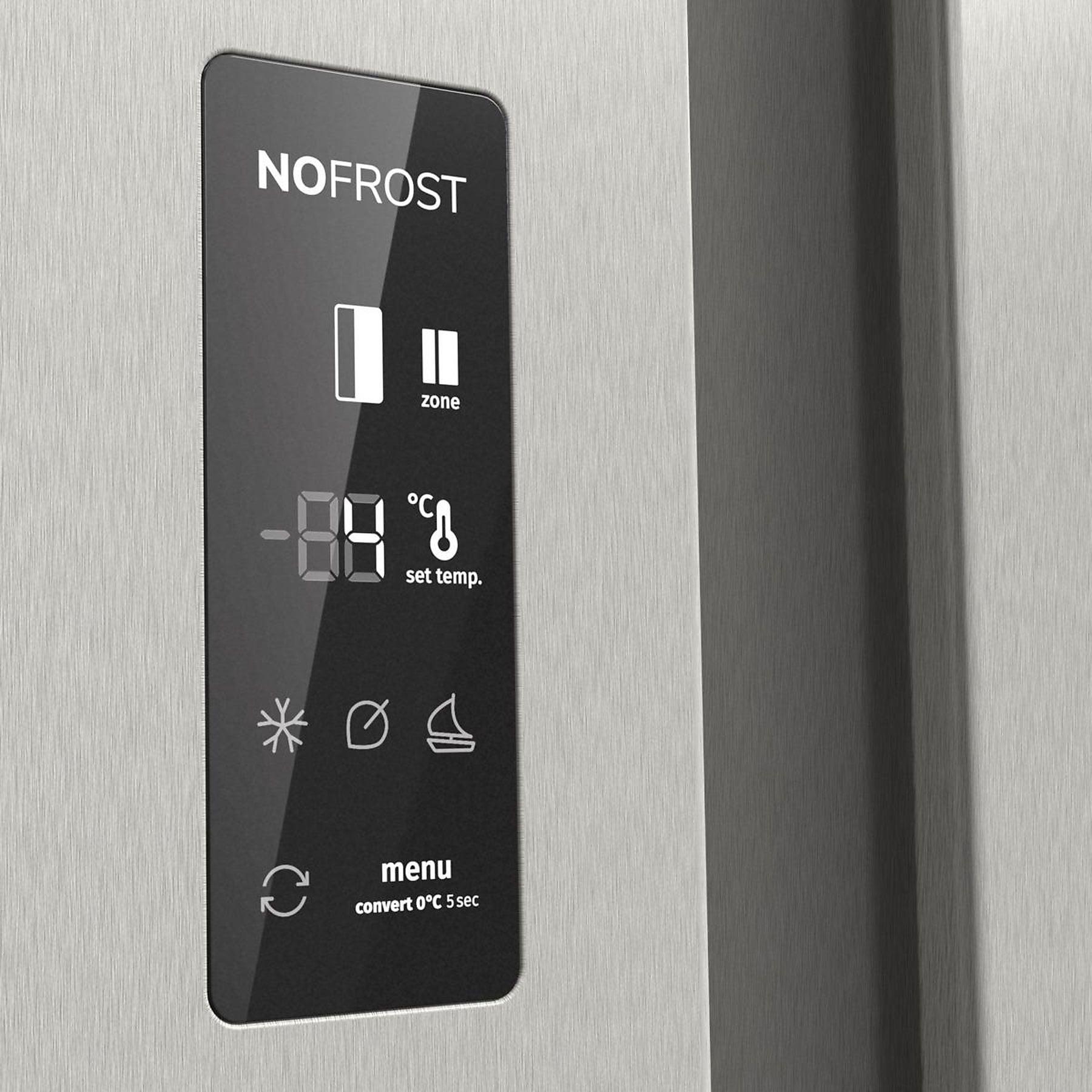 GORENJE NRR9185EAXL Advanced Line Side-by-Side (550 l, E, 1786 mm hoch, Edelstahl) GORENJE