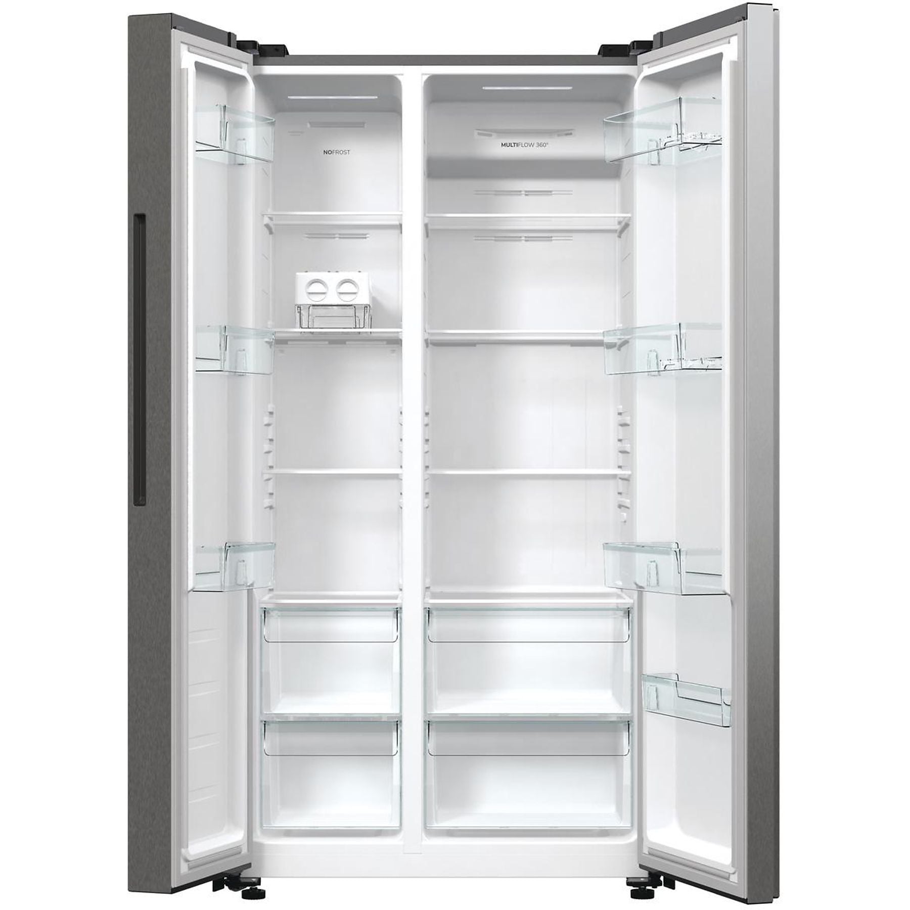 GORENJE NRR9185EAXL Advanced Line Side-by-Side (550 l, E, 1786 mm hoch, Edelstahl) GORENJE