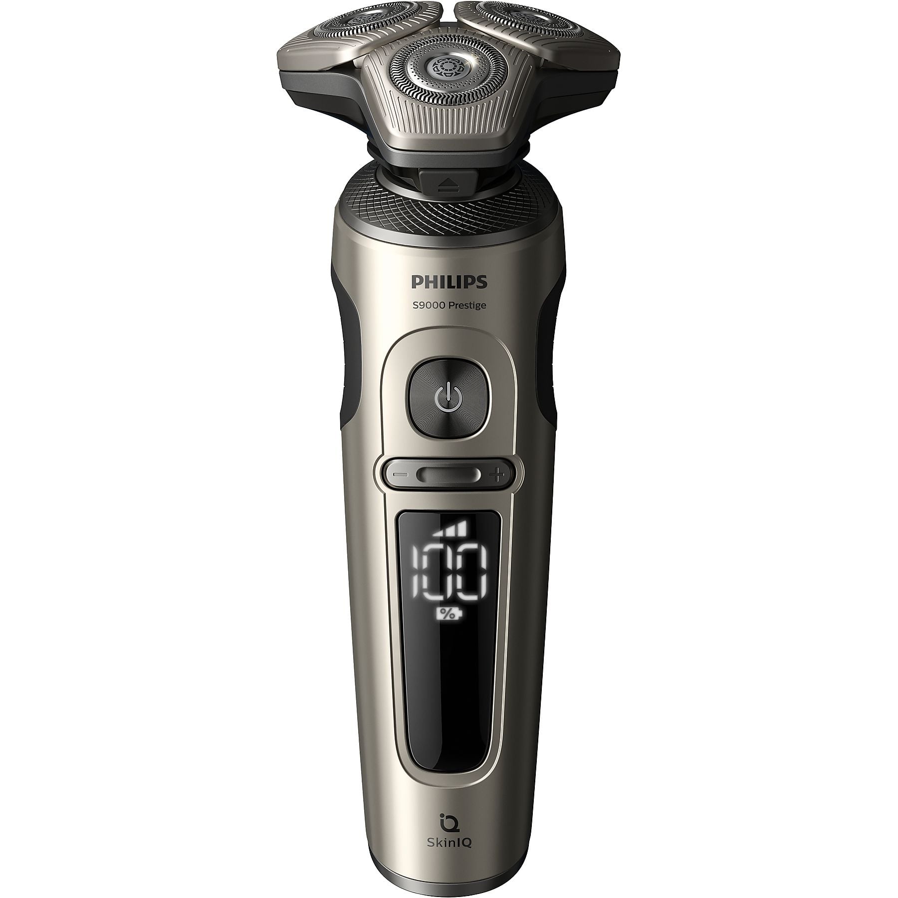 PHILIPS SP9883/35 Elektrorasierer S9000 Prestige Champagner-Gold (NanoTech Dual Precision-Klingen, Reinigungsstation: Ja) PHILIPS