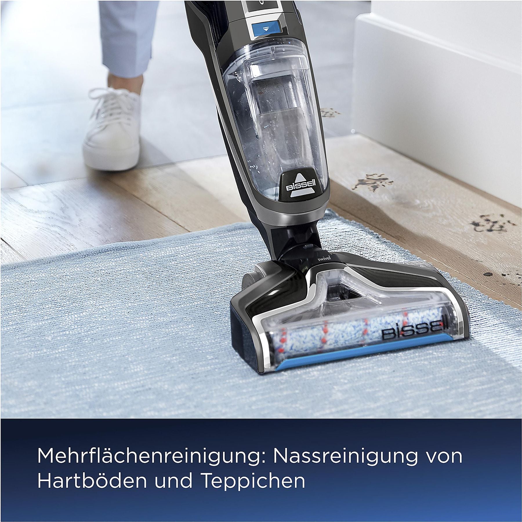 BISSELL CrossWave C6 Cordless Nass-/Trockensauger, Netz-/Akkubetrieb BISSELL