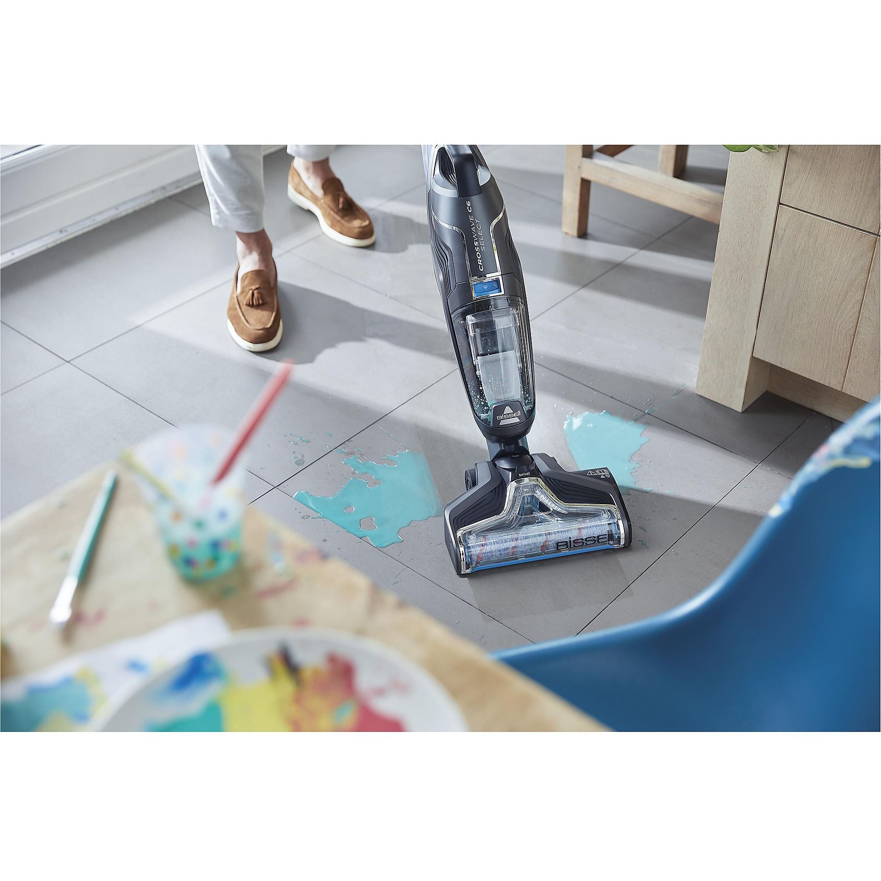 BISSELL CrossWave C6 Cordless Nass-/Trockensauger, Netz-/Akkubetrieb BISSELL