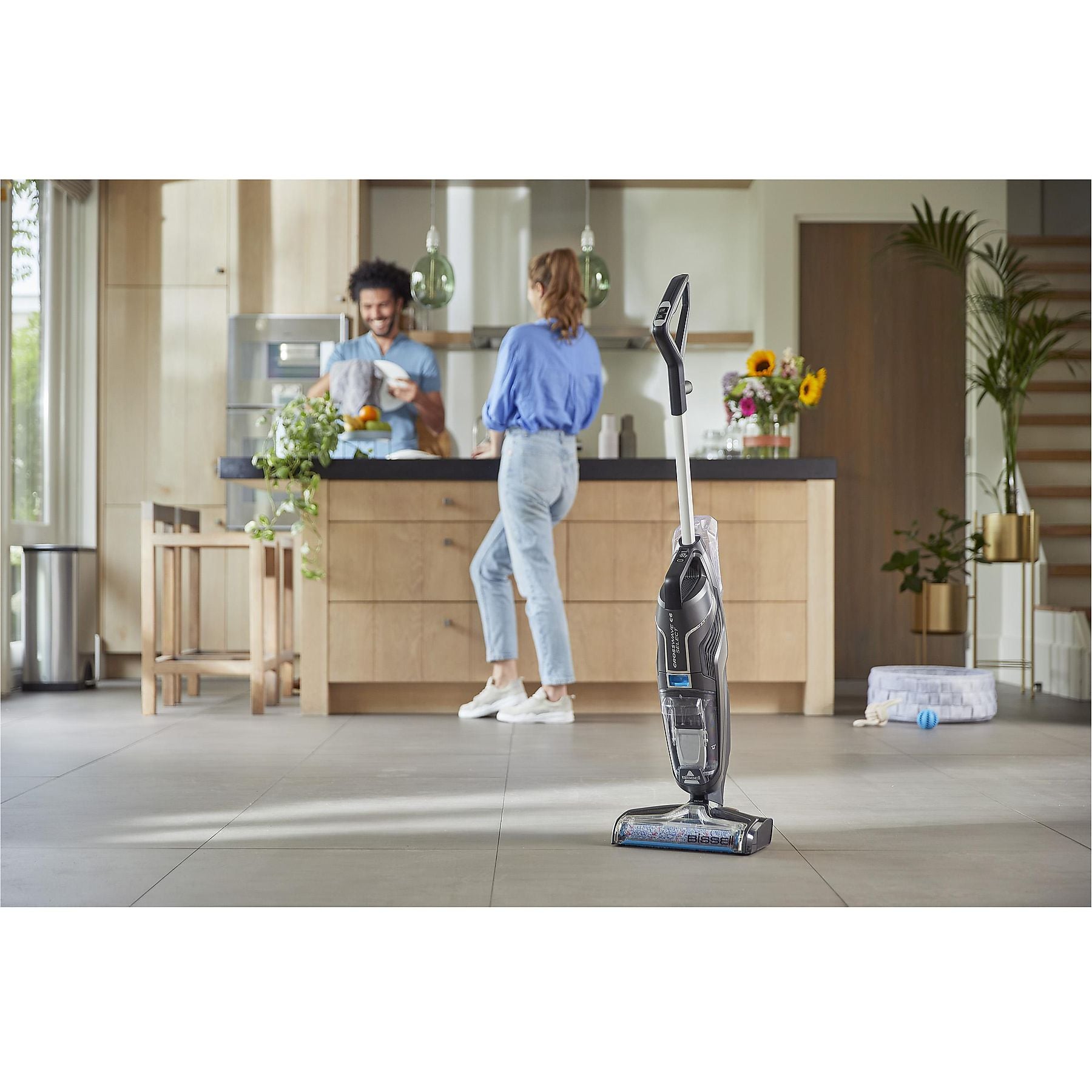 BISSELL CrossWave C6 Cordless Nass-/Trockensauger, Netz-/Akkubetrieb BISSELL