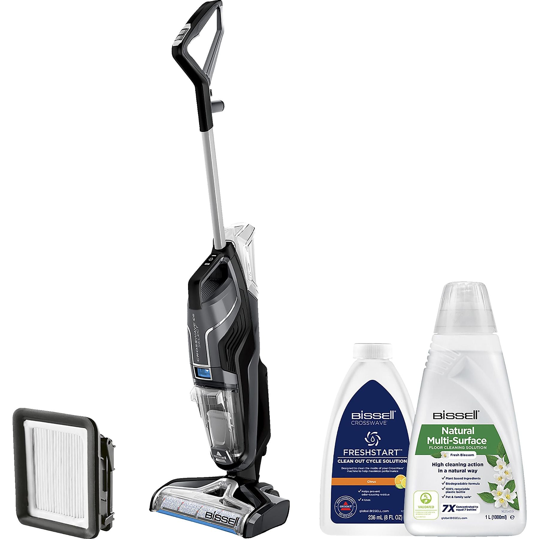 BISSELL CrossWave C6 Cordless Nass-/Trockensauger, Netz-/Akkubetrieb BISSELL