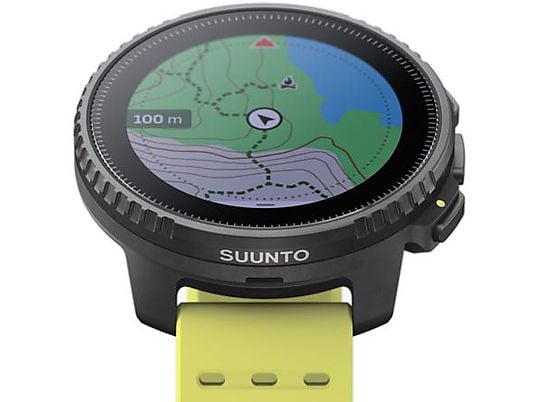 SUUNTO Vertical Smartwatch Glasfaserverstärktes Polyamid Silikon, Einheitsgröße, Black Lime SUUNTO