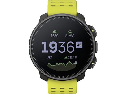 SUUNTO Vertical Smartwatch Glasfaserverstärktes Polyamid Silikon, Einheitsgröße, Black Lime SUUNTO