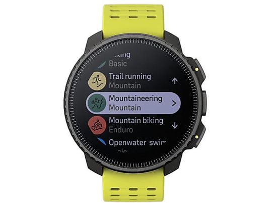 SUUNTO Vertical Smartwatch Glasfaserverstärktes Polyamid Silikon, Einheitsgröße, Black Lime SUUNTO