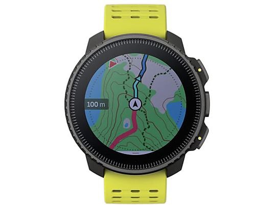 SUUNTO Vertical Smartwatch Glasfaserverstärktes Polyamid Silikon, Einheitsgröße, Black Lime SUUNTO