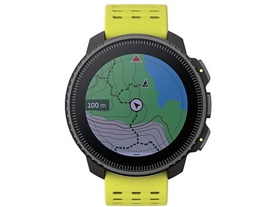 SUUNTO Vertical Smartwatch Glasfaserverstärktes Polyamid Silikon, Einheitsgröße, Black Lime SUUNTO