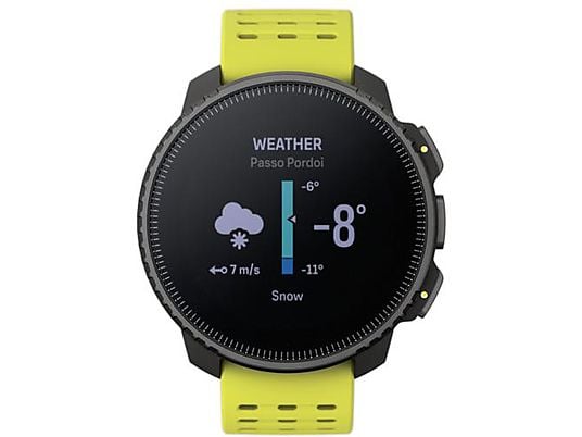SUUNTO Vertical Smartwatch Glasfaserverstärktes Polyamid Silikon, Einheitsgröße, Black Lime SUUNTO