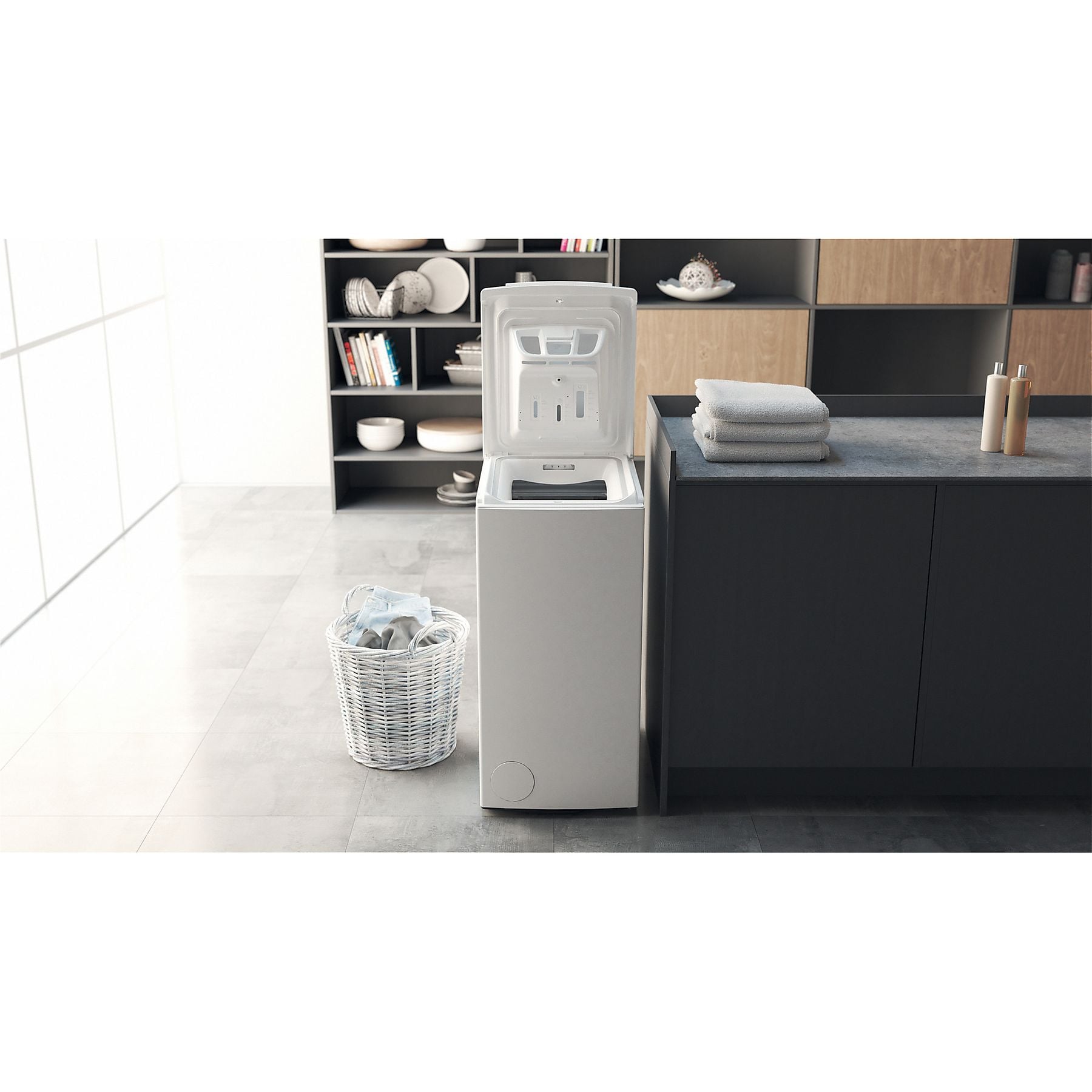 BAUKNECHT WMT 612 B5 Waschmaschine (6 kg, 1151 U/Min., B) BAUKNECHT