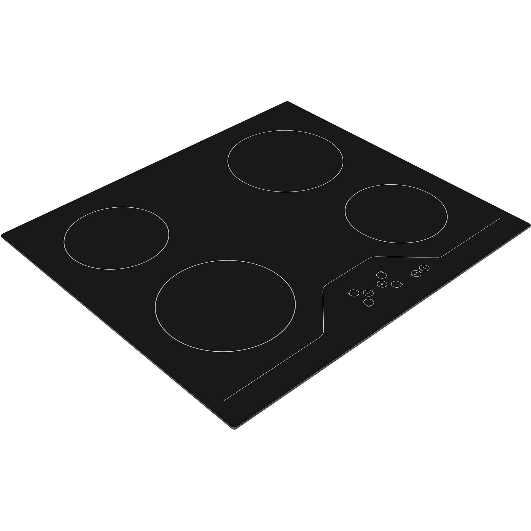 OK. OBH 2611 Elektrokochfeld (520 mm breit, 4 Kochzonen) OK.