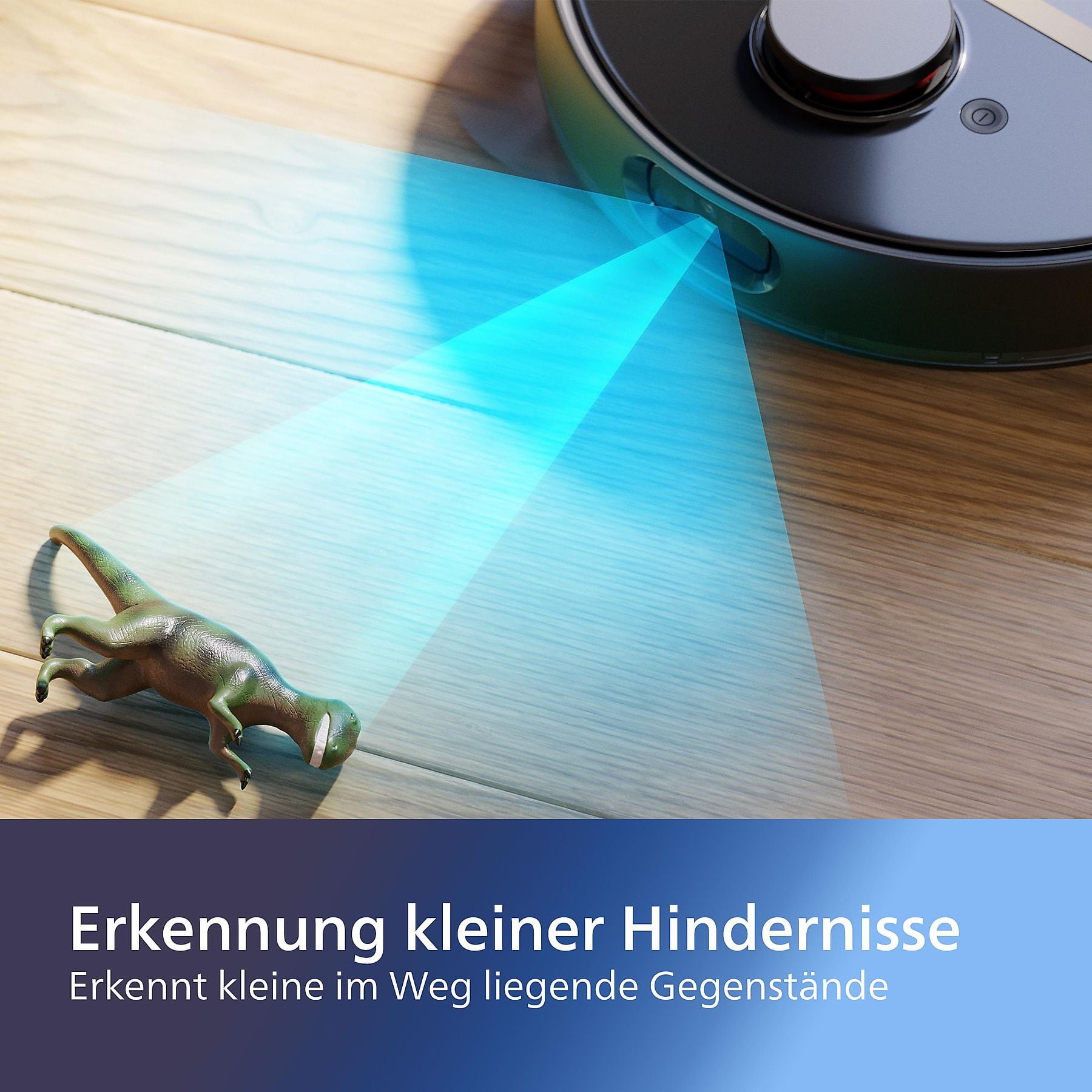 PHILIPS XU7100/01 HomeRun 7000 Series Aqua mit Entleerungsstation, mit Wischfunktion und App, Hindernissenerkennung, Saugroboter PHILIPS