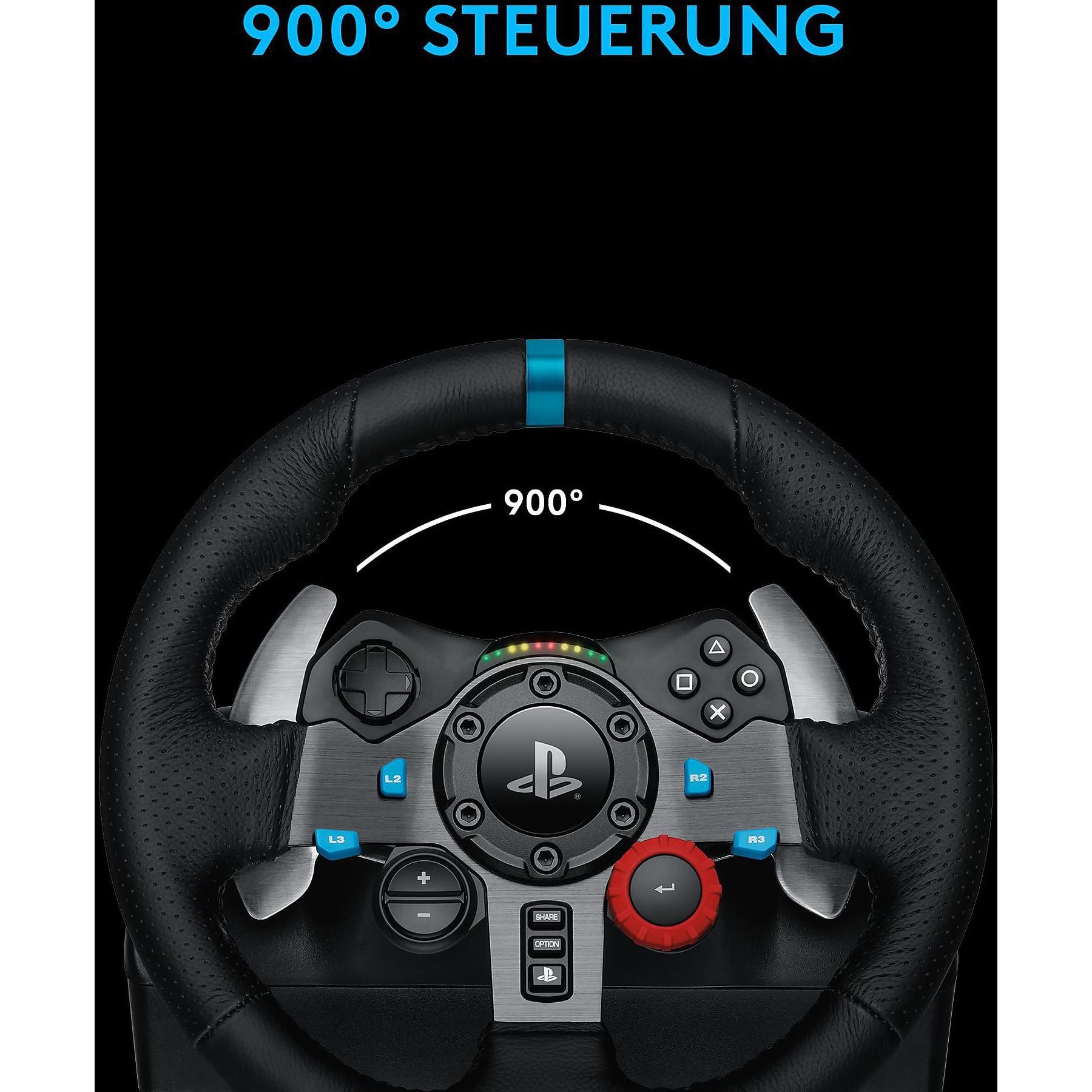 LOGITECH G29 Driving Force Rennlenkrad und Bodenpedale für PS5, PS4, PC, Mac + Astro A10 Gen 1 Gaming Headset Rennlenkrad + Kabelgebundenes Headset LOGITECH
