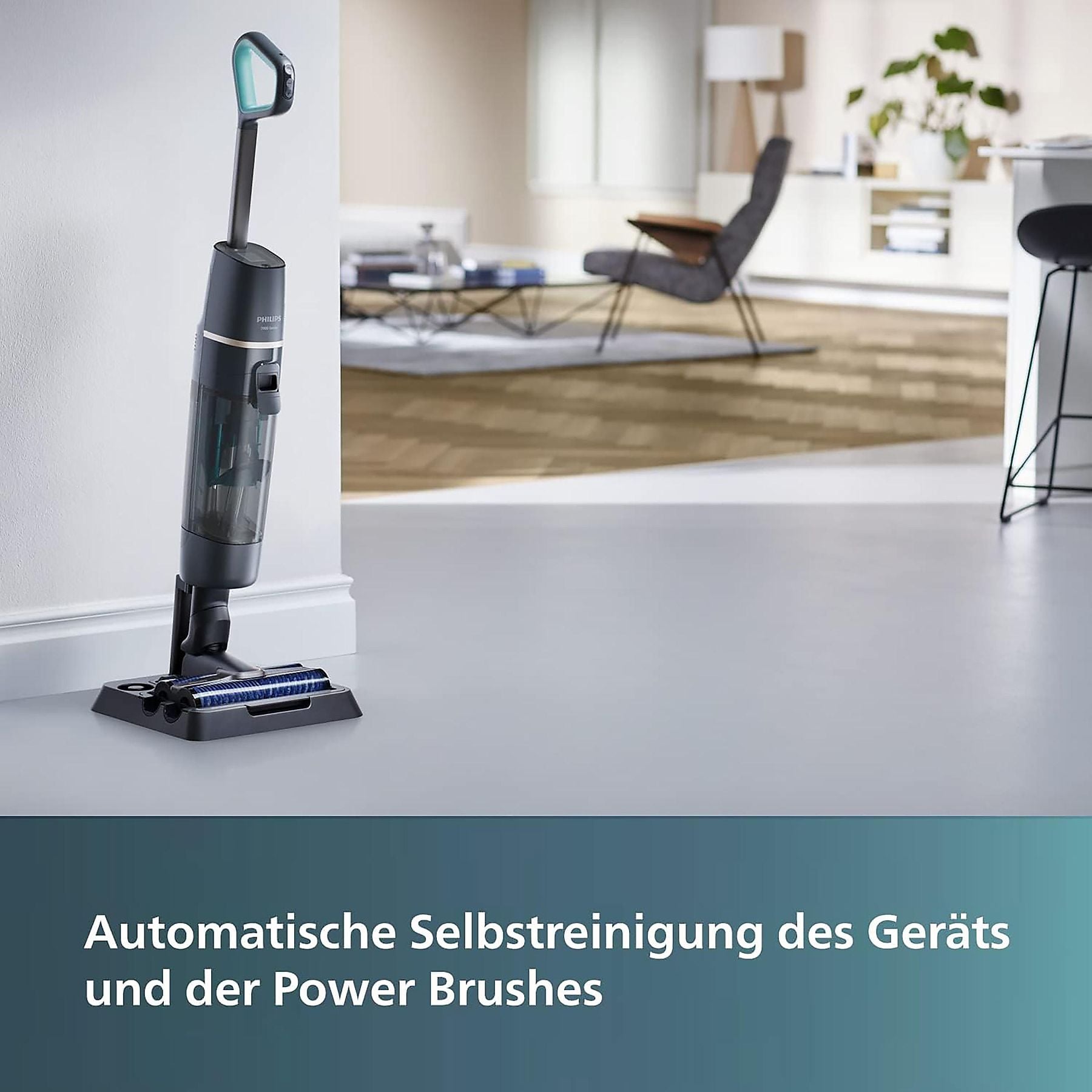 PHILIPS XW7110/01 AquaTrio Cordless Serie 7000 saugen und wischen, kabellos, Akkusauger, Nass-/Trockensauger, Akkubetrieb PHILIPS