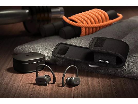 PHILIPS TAA 7306 BK/00, In-ear Kopfhörer Bluetooth Schwarz PHILIPS