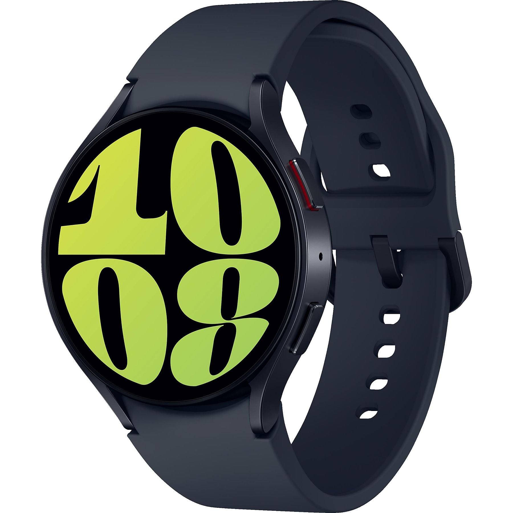 SAMSUNG Galaxy Watch6 44 mm Smartwatch Fluorkautschuk, M/L, Graphite SAMSUNG