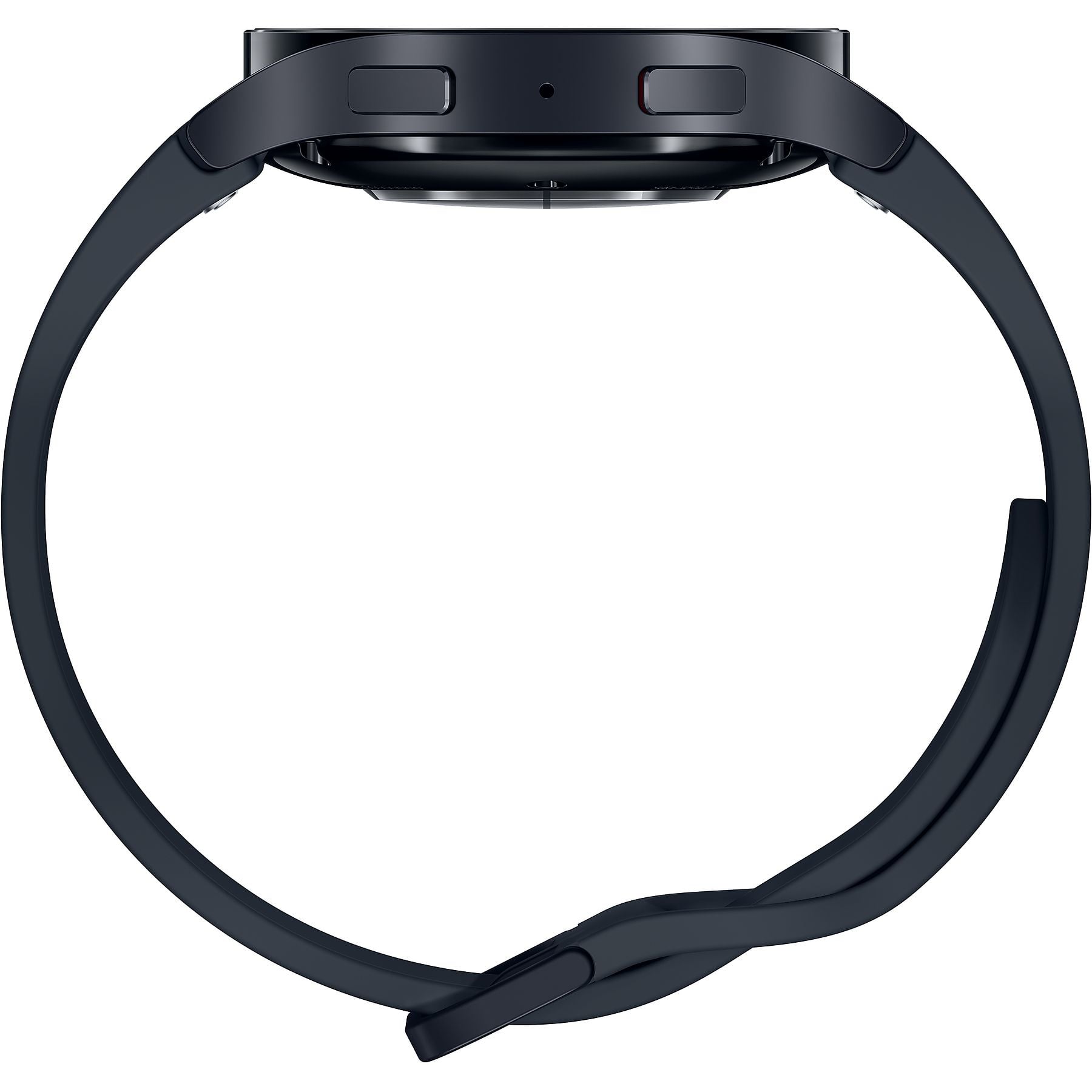 SAMSUNG Galaxy Watch6 44 mm Smartwatch Fluorkautschuk, M/L, Graphite SAMSUNG