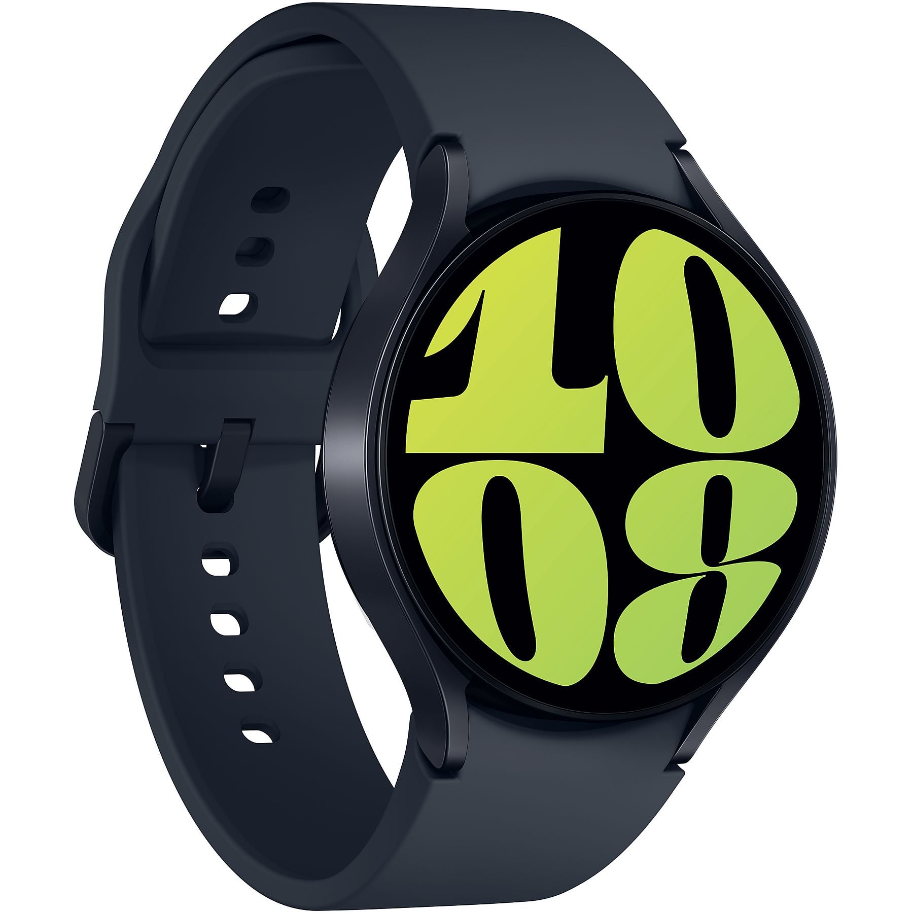 SAMSUNG Galaxy Watch6 44 mm Smartwatch Fluorkautschuk, M/L, Graphite SAMSUNG
