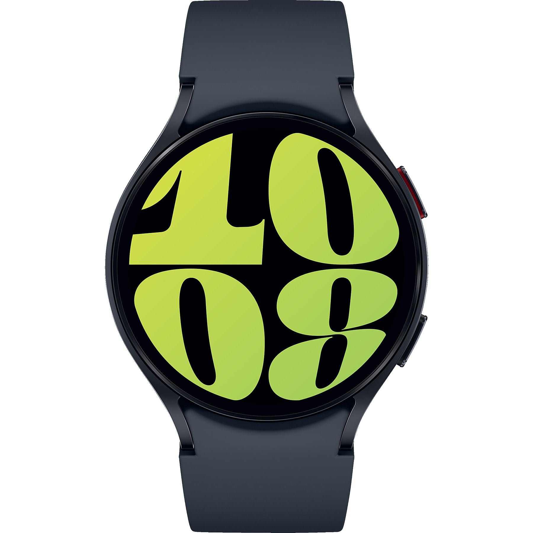 SAMSUNG Galaxy Watch6 44 mm Smartwatch Fluorkautschuk, M/L, Graphite SAMSUNG