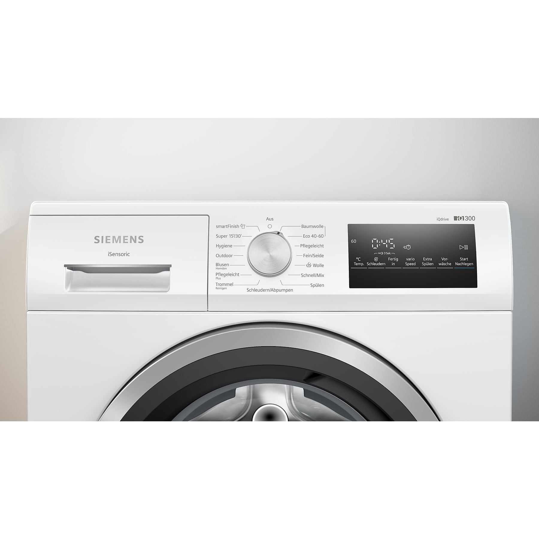 SIEMENS WM14NKECO4 iQ300 Waschmaschine (8 kg, 1400 U/Min., A) SIEMENS