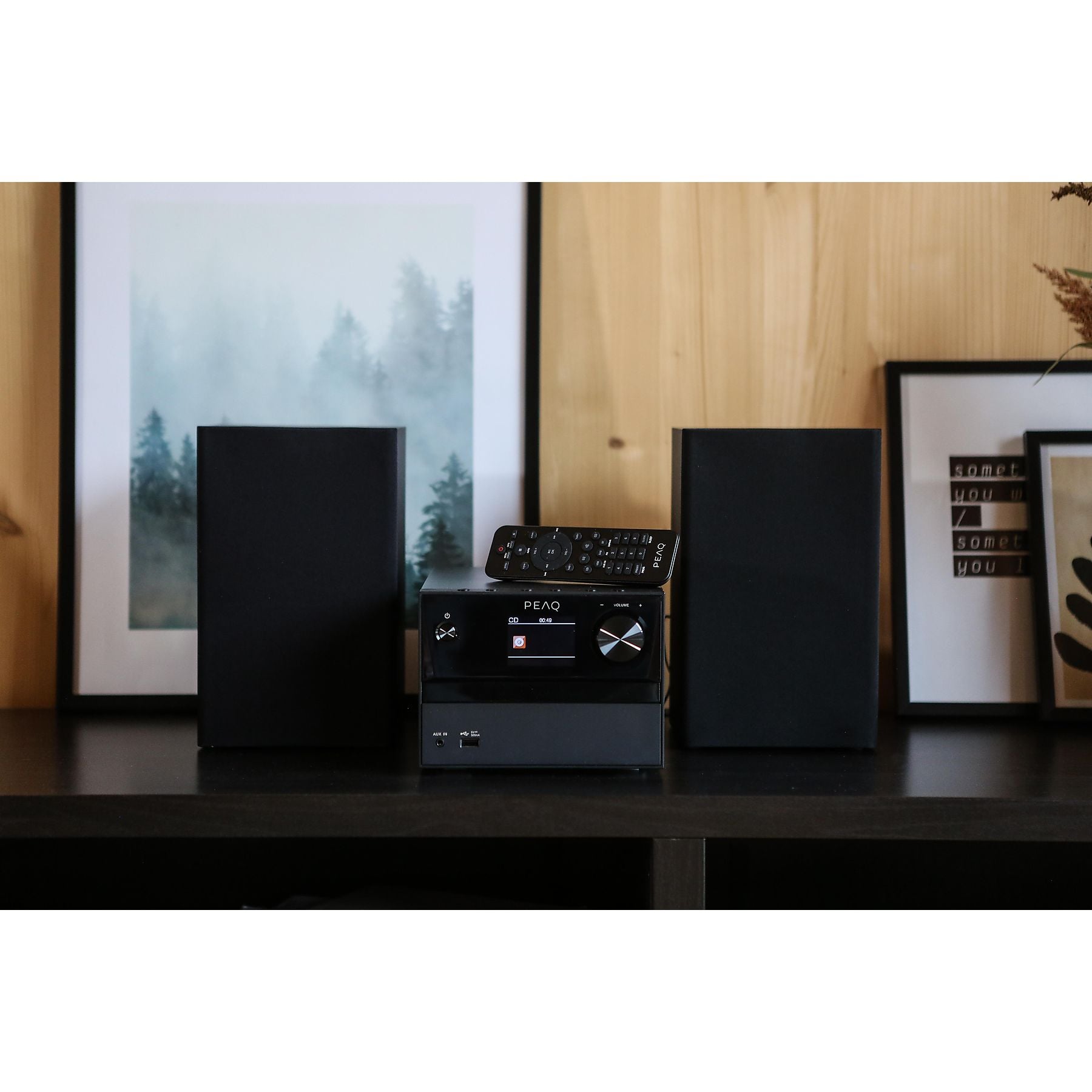 PEAQ PMS 320 Micro Hifi System (Schwarz) PEAQ