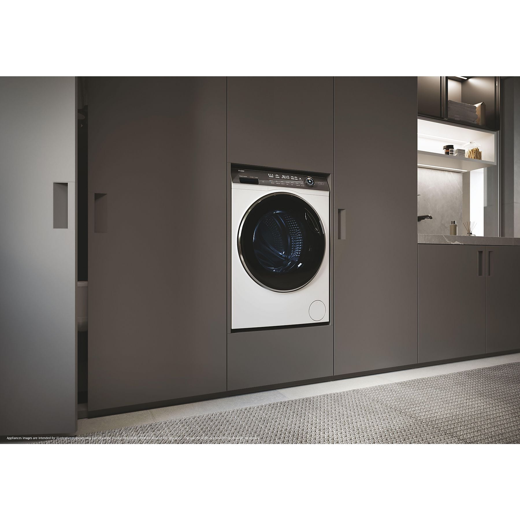 HAIER HWD80-B14979U1 I-PRO SERIE 7 PLUS Waschtrockner (8 kg / 5 kg, 1330 U/Min.) HAIER