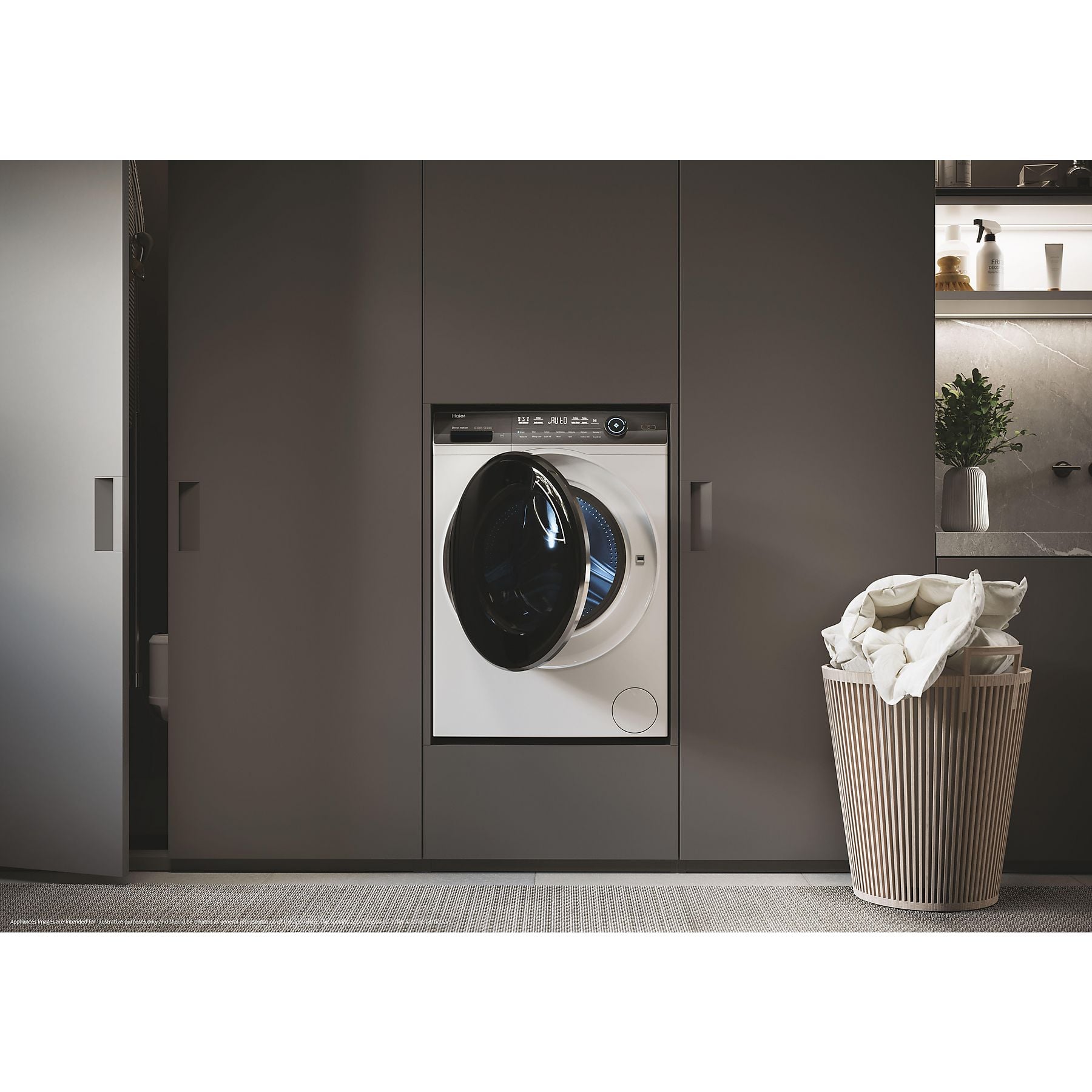 HAIER HWD80-B14979U1 I-PRO SERIE 7 PLUS Waschtrockner (8 kg / 5 kg, 1330 U/Min.) HAIER