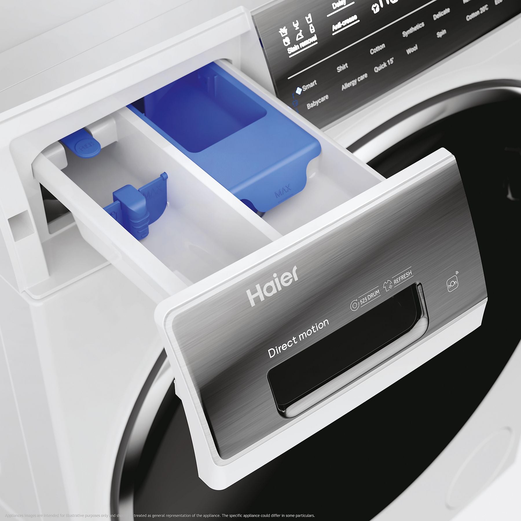 HAIER HWD80-B14979U1 I-PRO SERIE 7 PLUS Waschtrockner (8 kg / 5 kg, 1330 U/Min.) HAIER