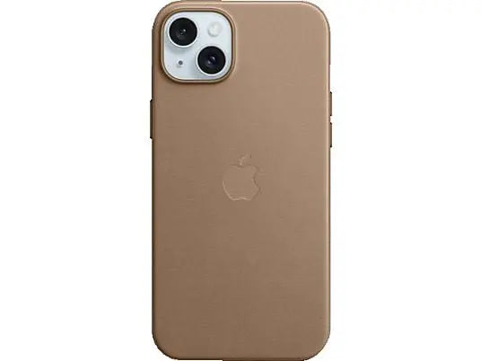 APPLE Feingewebe Case mit MagSafe, Backcover, Apple, iPhone 15 Plus, Taupe APPLE