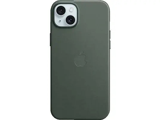 APPLE Feingewebe Case mit MagSafe, Backcover, Apple, iPhone 15 Plus, Immergrün APPLE