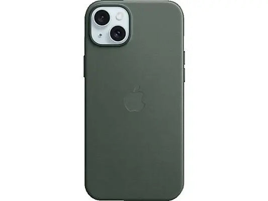 APPLE Feingewebe Case mit MagSafe, Backcover, Apple, iPhone 15 Plus, Immergrün APPLE
