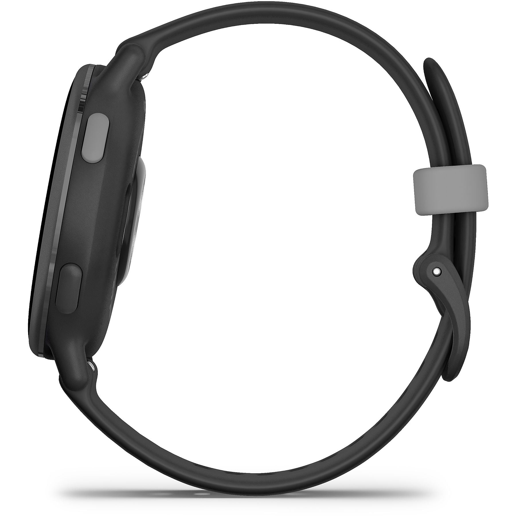 GARMIN VIVOACTIVE® 5 MUSIC Smartwatch faserverstärktes Polymer Silikon, 20mm, Schwarz/Schiefergrau GARMIN