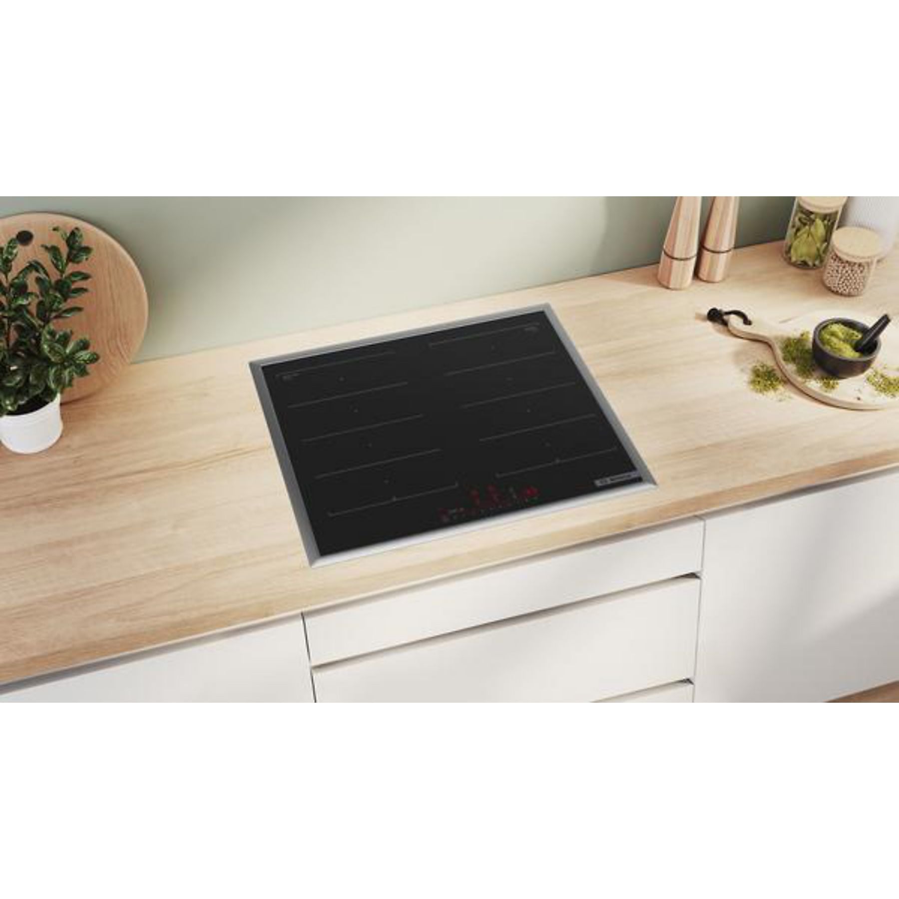 BOSCH HBD80PY53 Serie 8/Serie 6, Einbaubackofenset (Induktionskochfeld, A+, 71 l) BOSCH