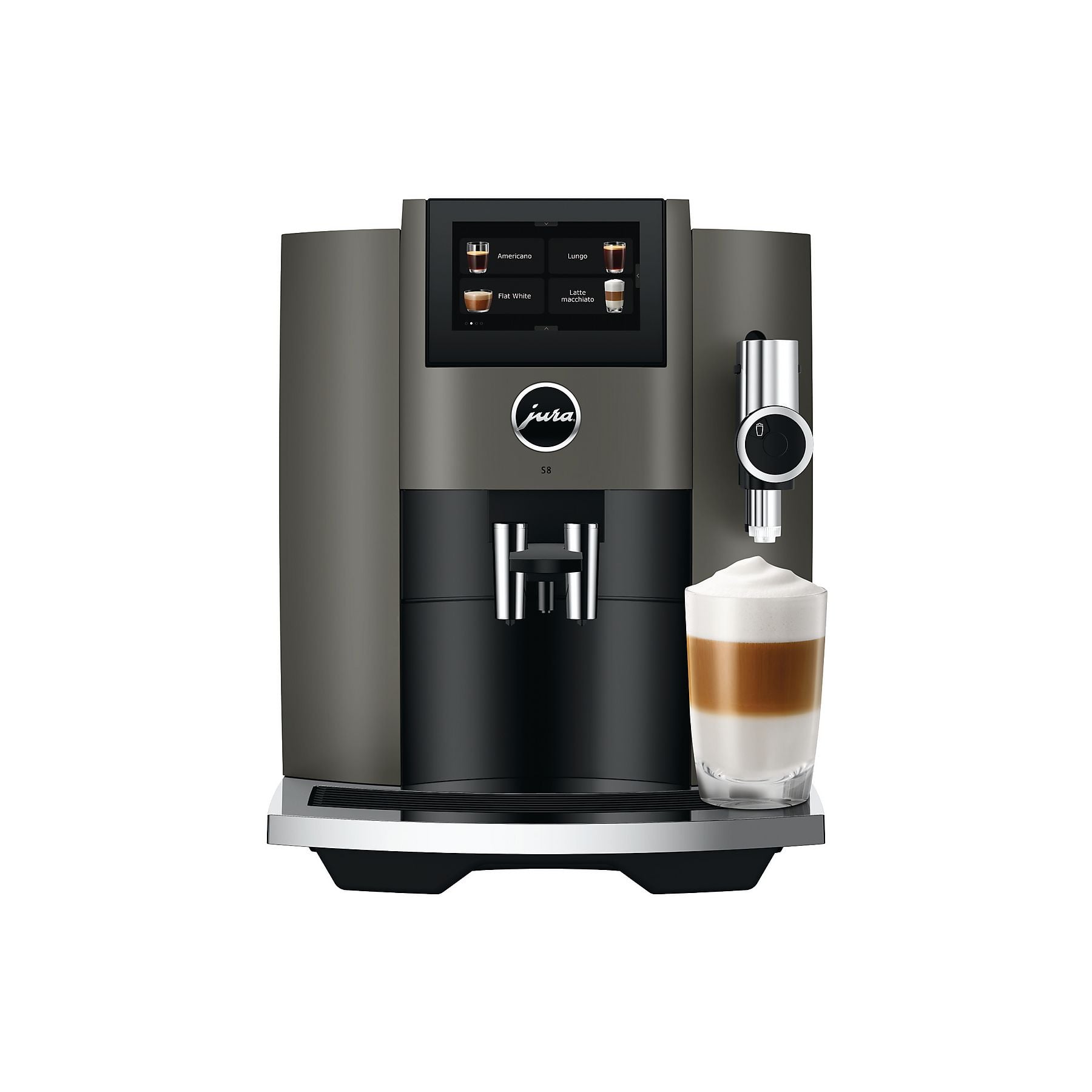 JURA S8 (EB) Kaffeevollautomat Dark Inox JURA