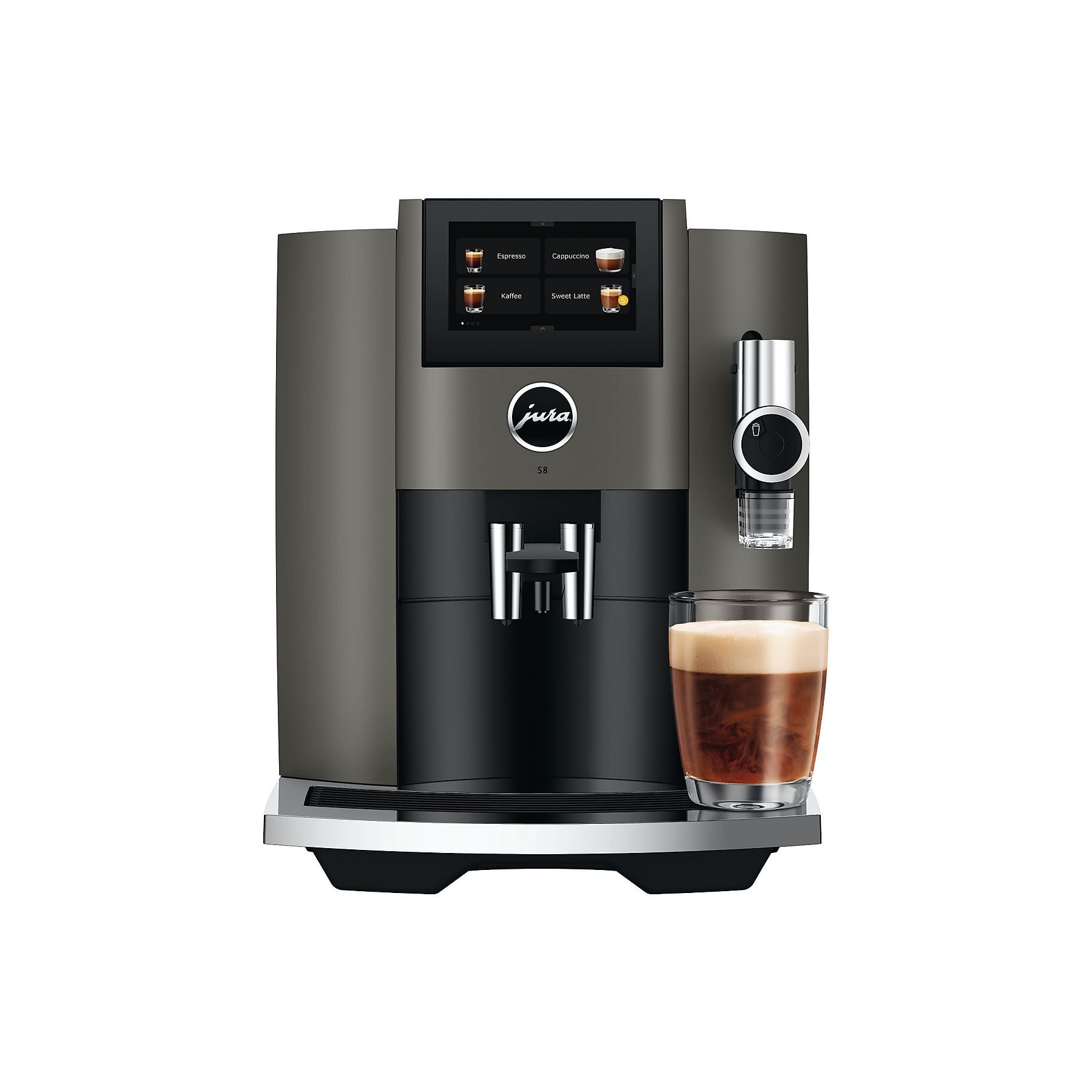 JURA S8 (EB) Kaffeevollautomat Dark Inox JURA